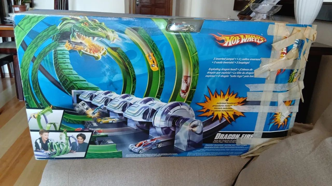 Pista Hotwheels Dragão 