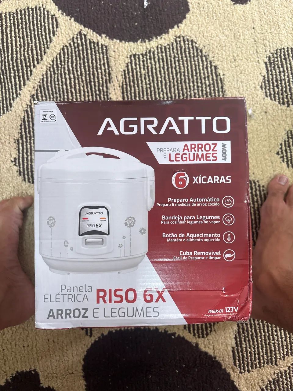 Panela de arroz elétrica 