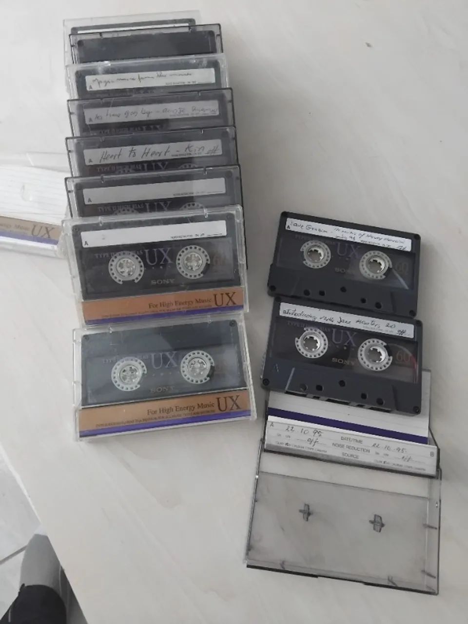 Fita K7 Cromo Sony UX60 10 fitas