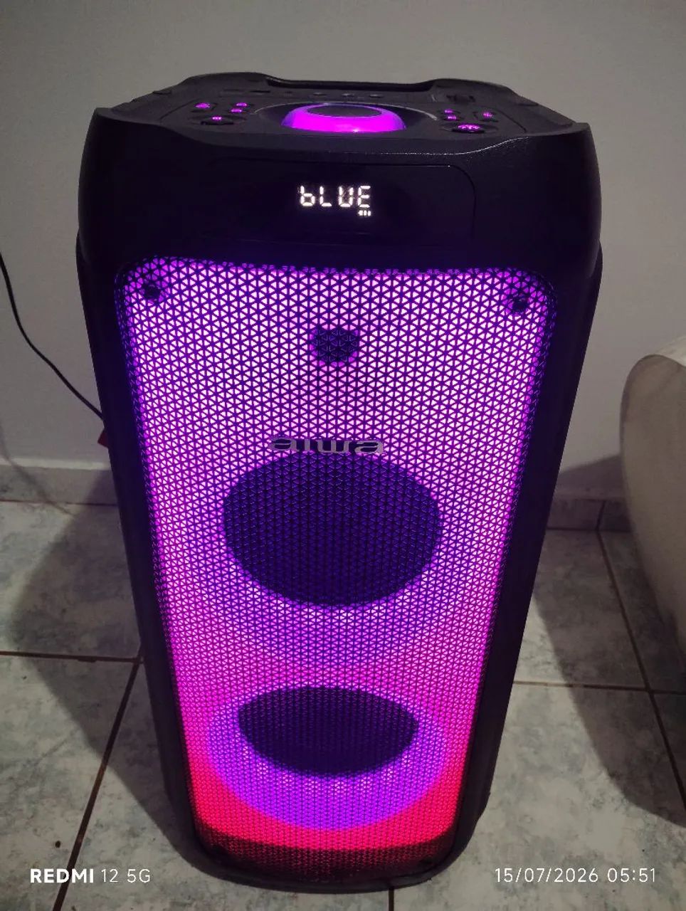 Som potente  partbox Aiwa som com qualidade  - Foto 4