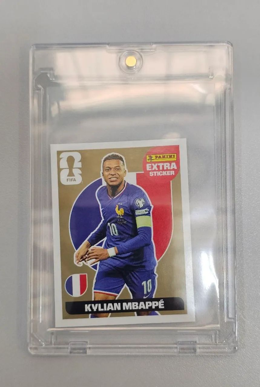 Figurinha Panini Mbappé Legend Ouro Rara