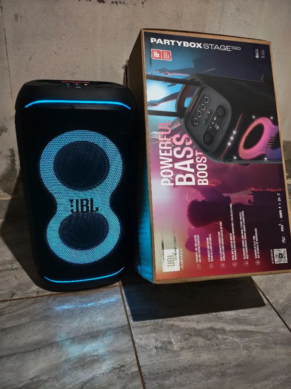 Vendo JBL party box stage 320 ? praticamente nova com NF - Foto 2