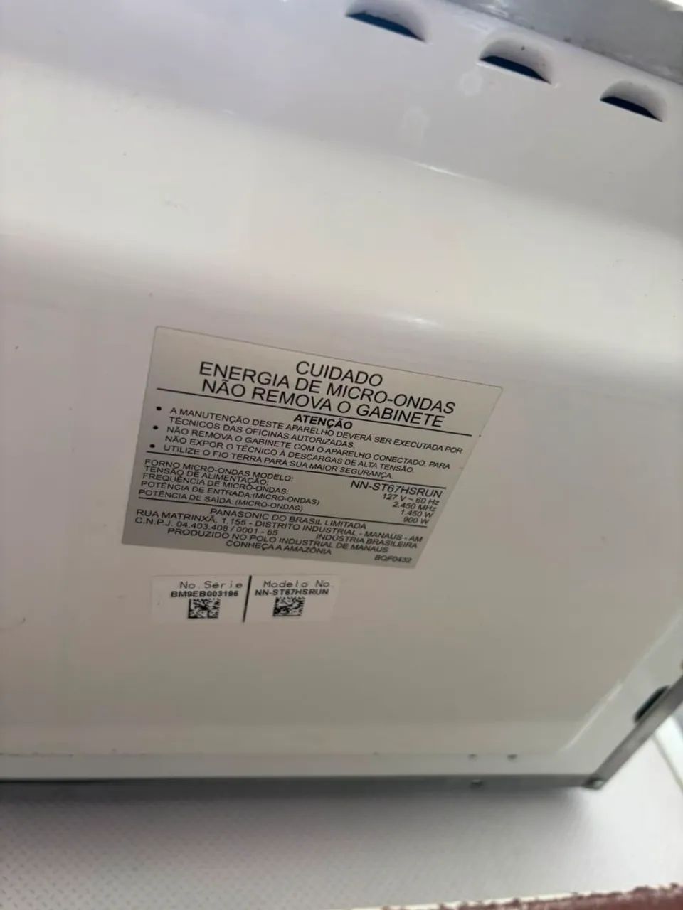 Vendo micro-ondas Panasonic 32 litros - Foto 3