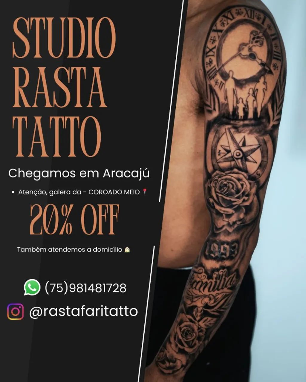 ?STUDIO DE TATUAGEM RASTATATTO