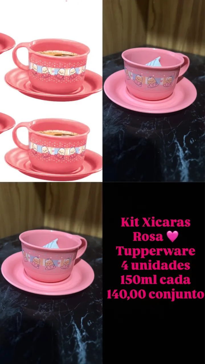 Conjunto Xícaras TUPPERWARE  - Foto 4