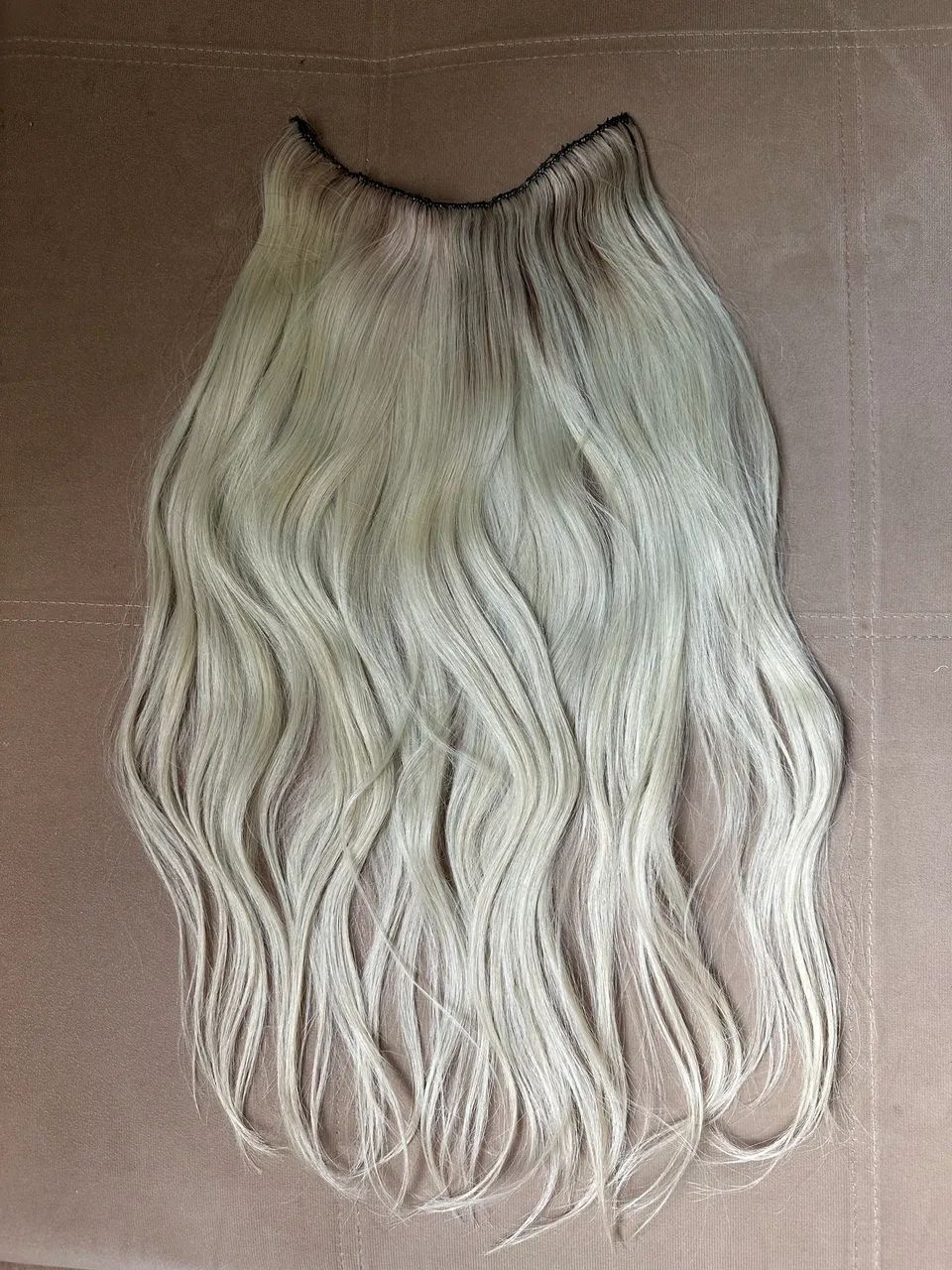 Mega Hair loiro pérola 