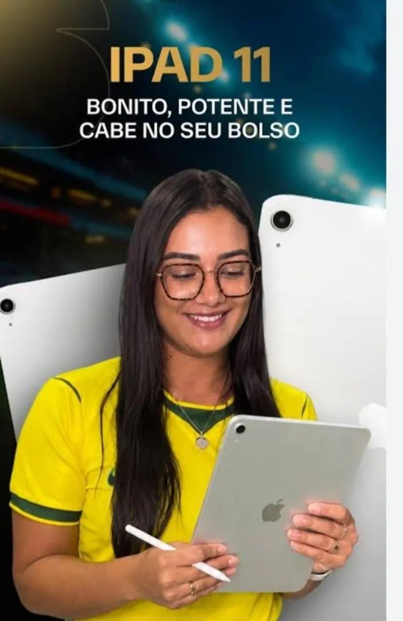 iPad 11 128gb  novo 1 ano garantia  - Foto 4