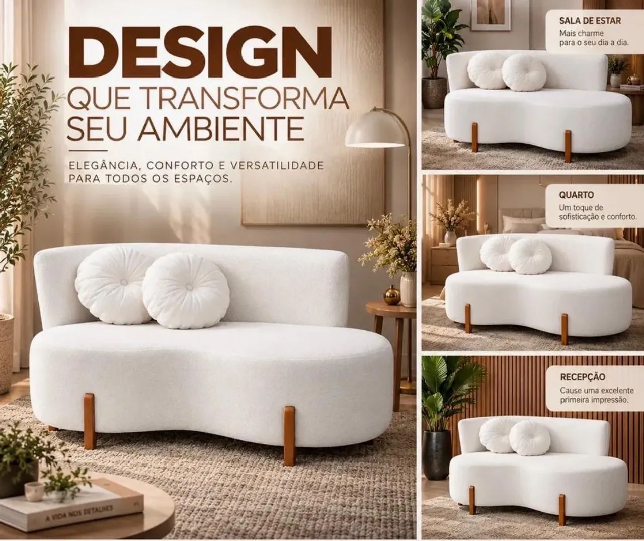Mega mega promoção sofá orgânico  - Foto 2