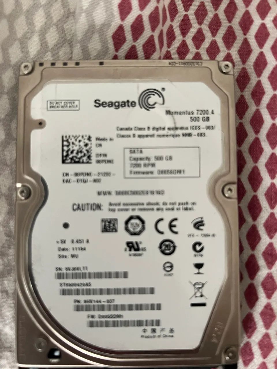 Hd 500gb seagate - Armazenamento - Tijuca, Rio de Janeiro