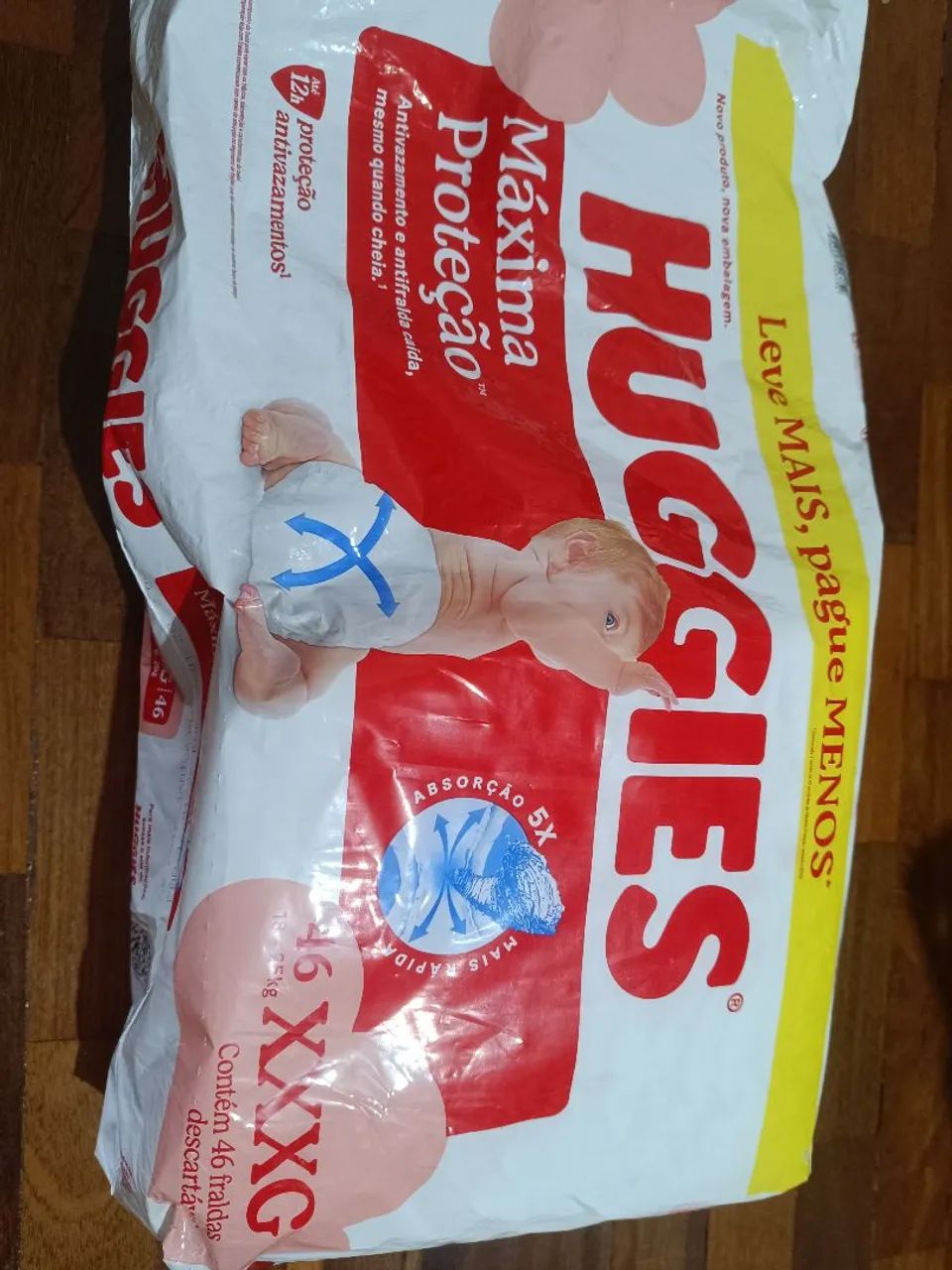 Fralda Pampers pants XXG + Huggies xxxg - Foto 3