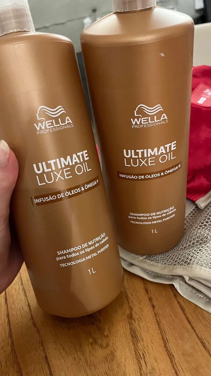 Shampoo Wella Ultimate Luxe Oil - 1 litro  - Foto 2