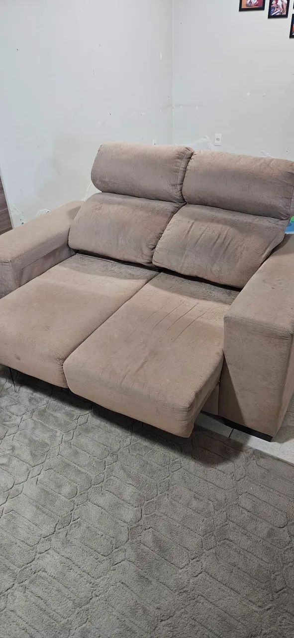 Sofá 2 lugares retrátil e reclinavel - Foto 2