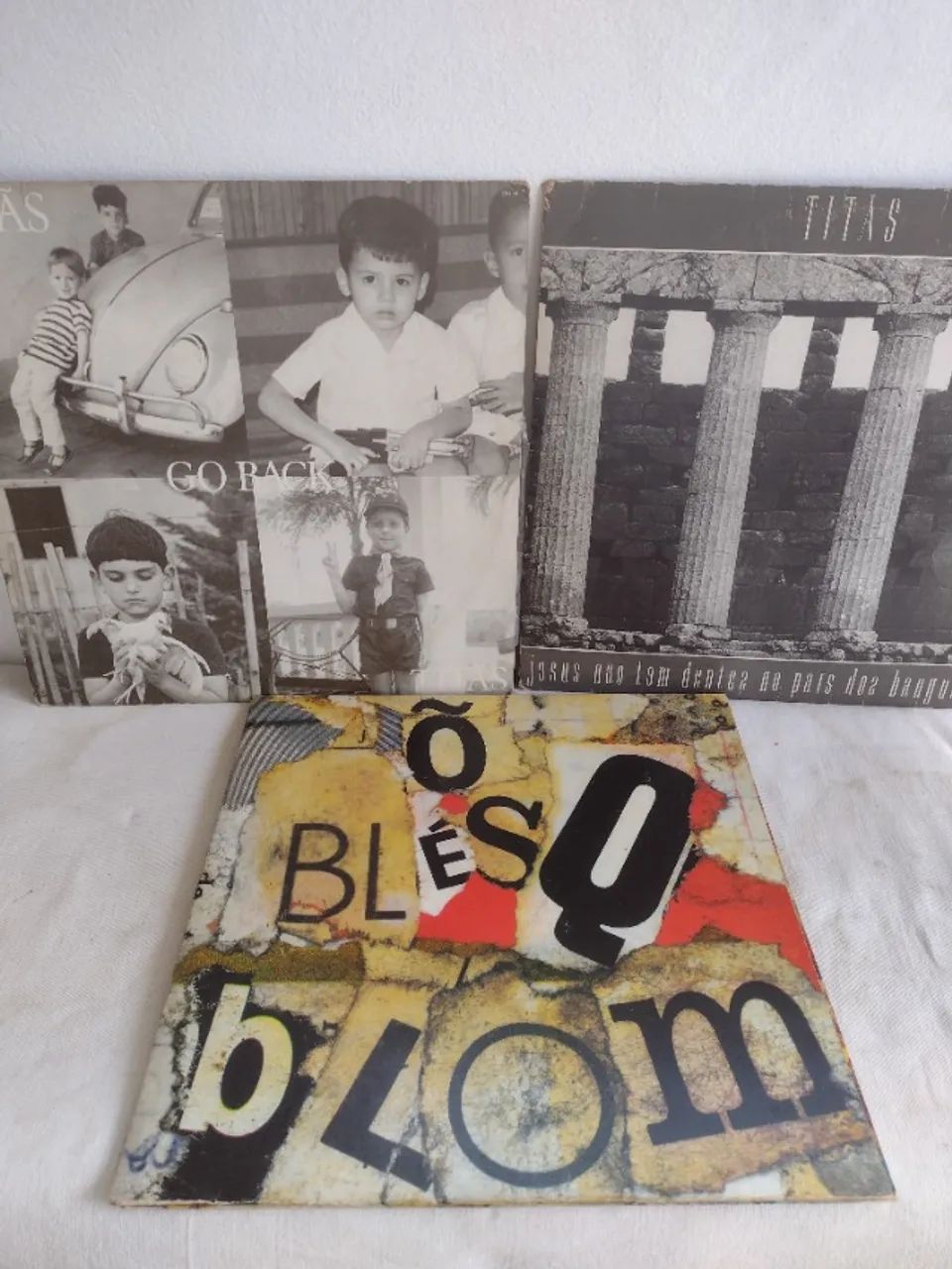 Discos de vinil - Titãs - 03 discos - Coleção