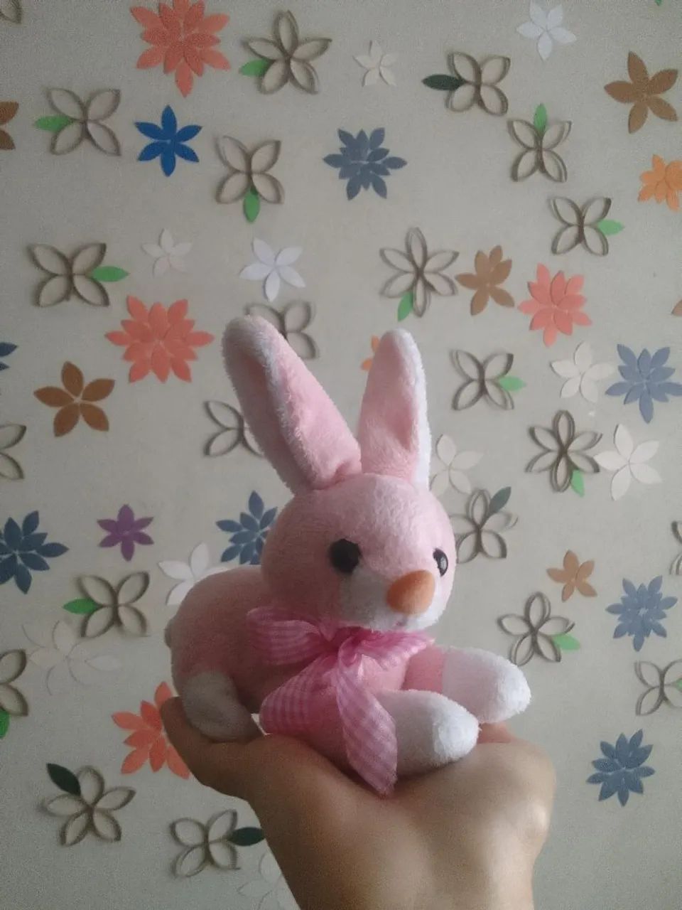 Pelúcia Coelha Cor De Rosa