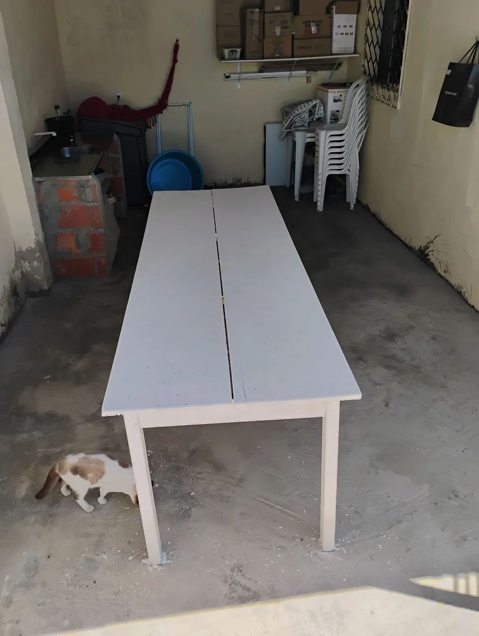 Mesa de madeira toda top  - Foto 3