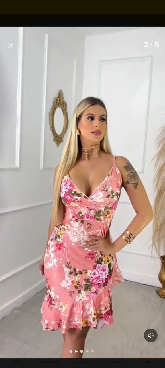 Vestido envelope floral - Foto 4