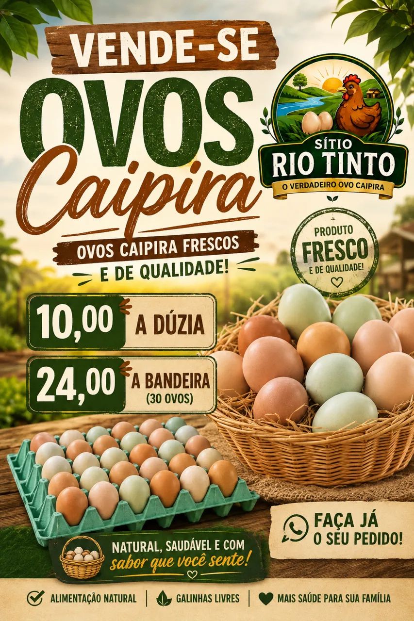 Ovos caipira - Foto 2