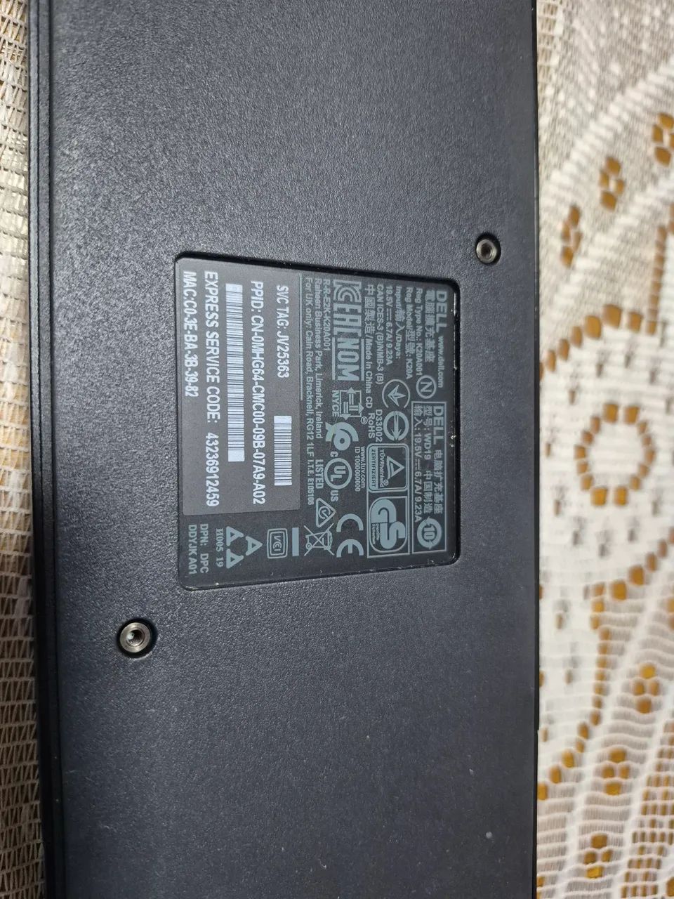 Dock Station Dell WD 19 