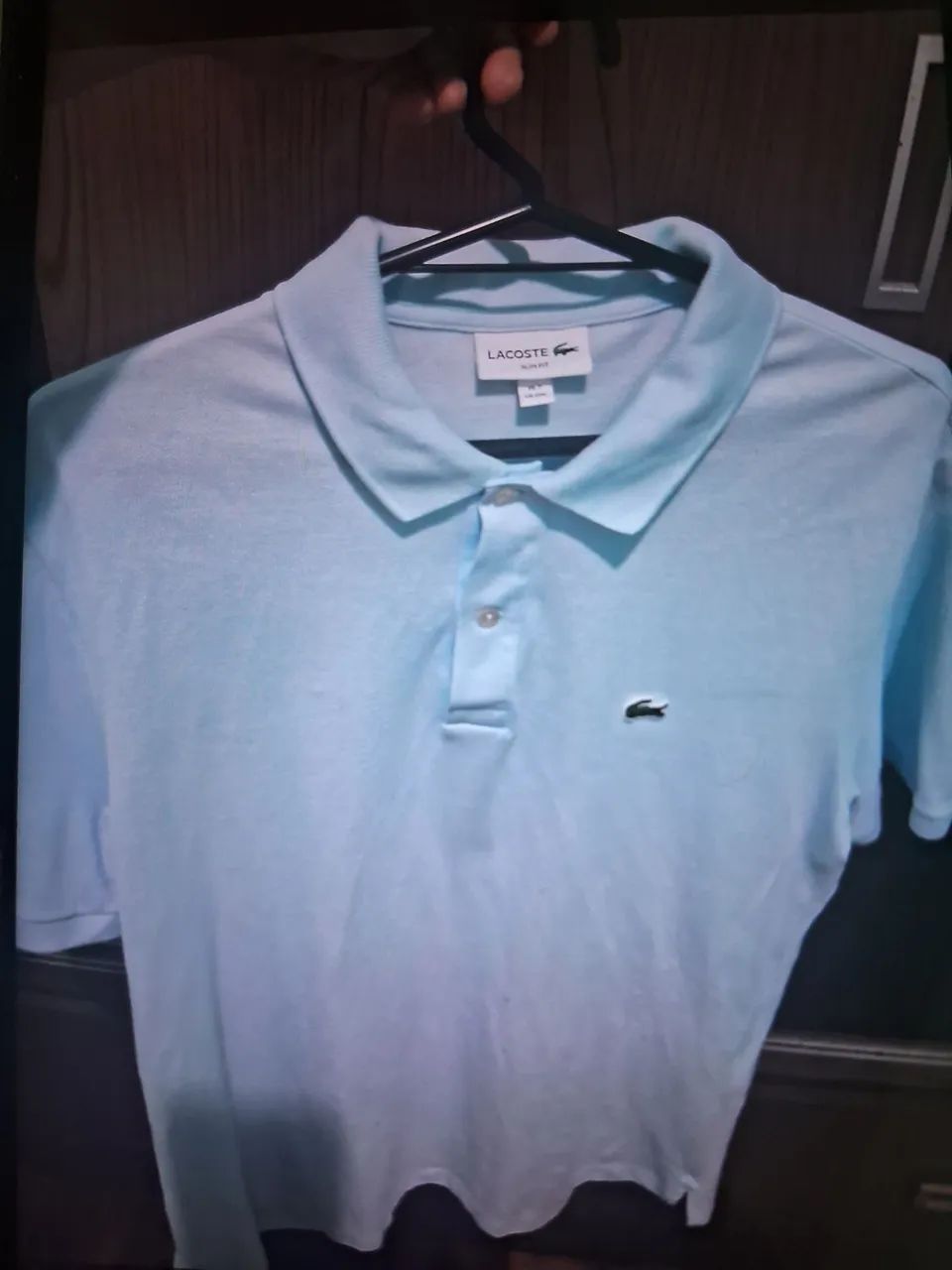 Polo Lacoste azul 