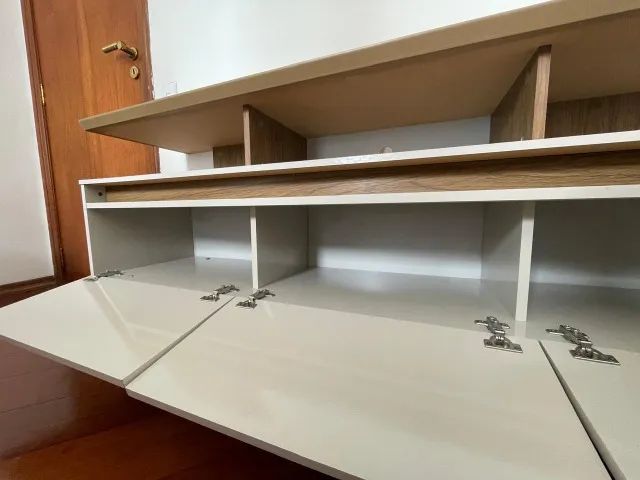 Rack Bancada Rubi para TV de até 65 Polegadas - Perfeito Estado (Pronto e Montado!) - Foto 4