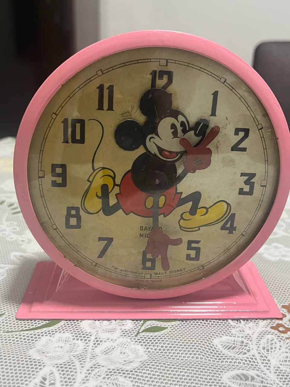 Relógio despertar Mickey Mouse Vintage  - Foto 5