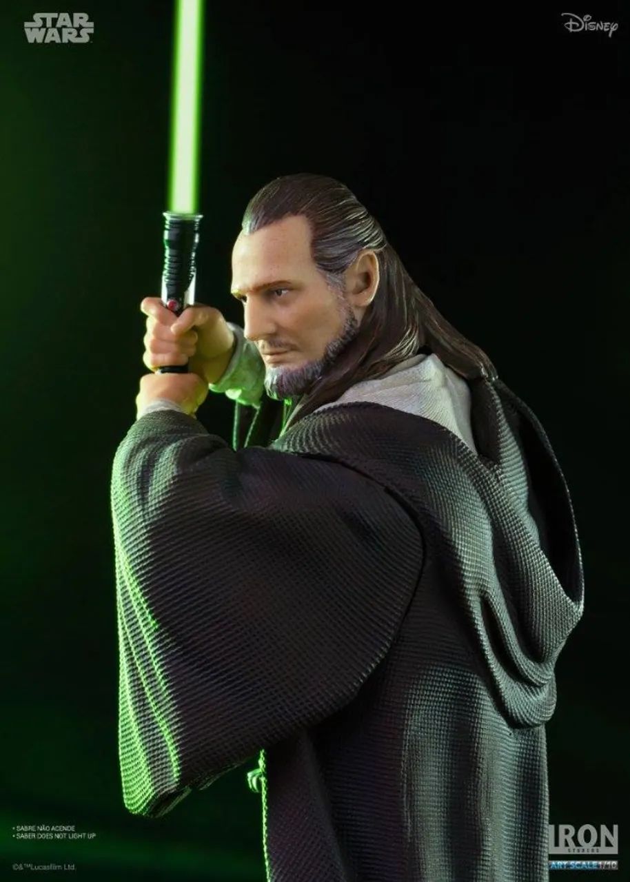 Qui-gon Jinn - Star Wars - Ep. I Iron Studios Art Scale 1/10  - Foto 3