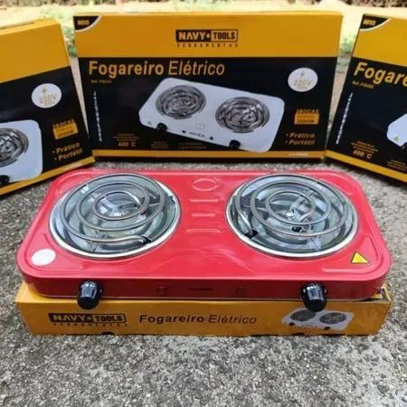 Fogão elétrico 2 bocas - Entrega Grátis