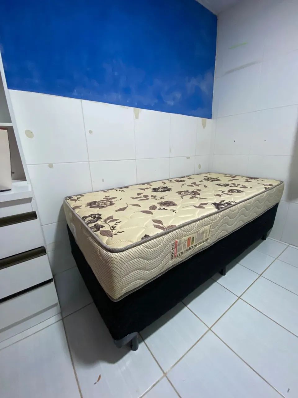 Cama box  base + colchão Ortobom solteirão  - Foto 3