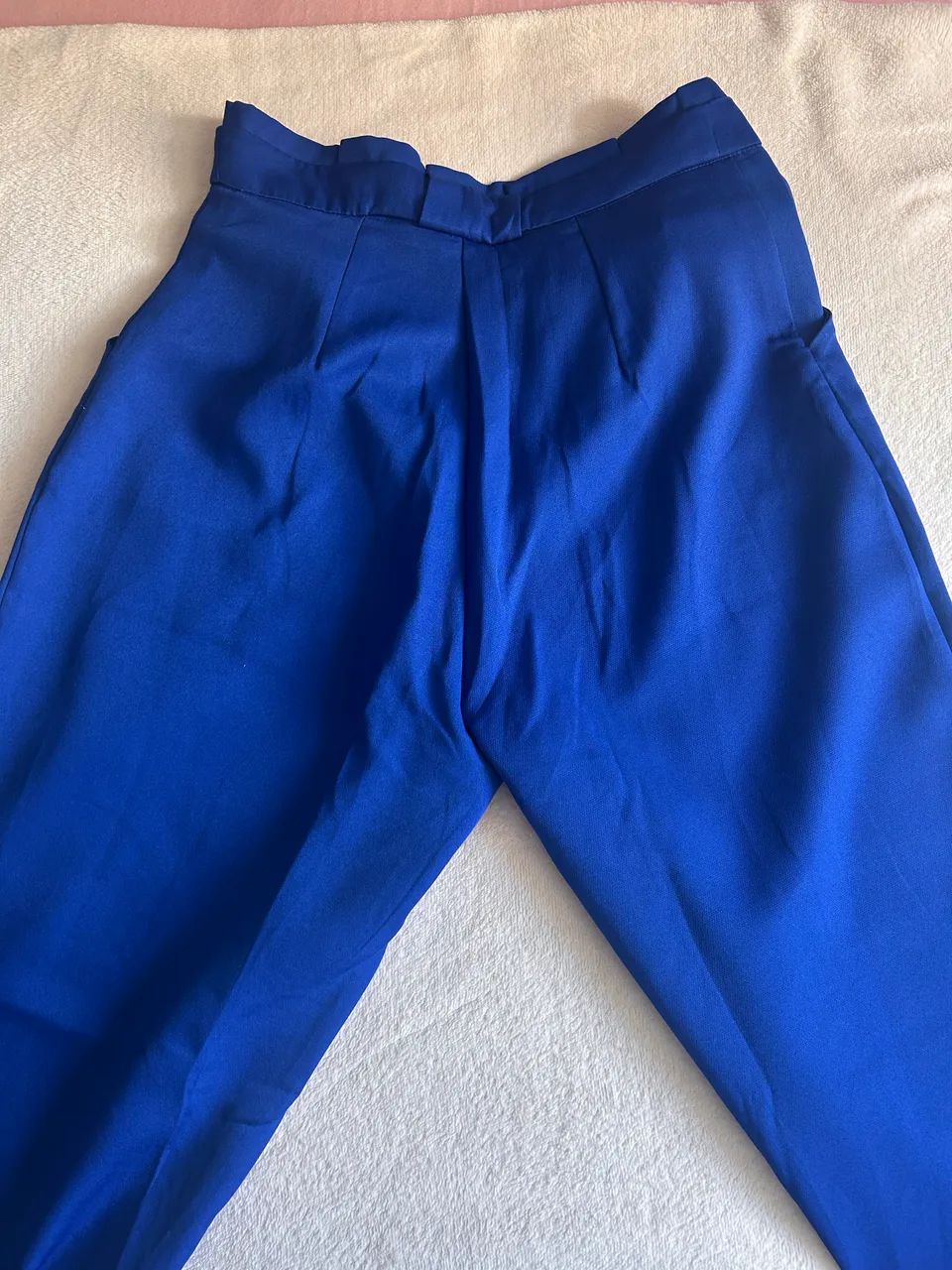 Calça de tecido azul - Foto 2