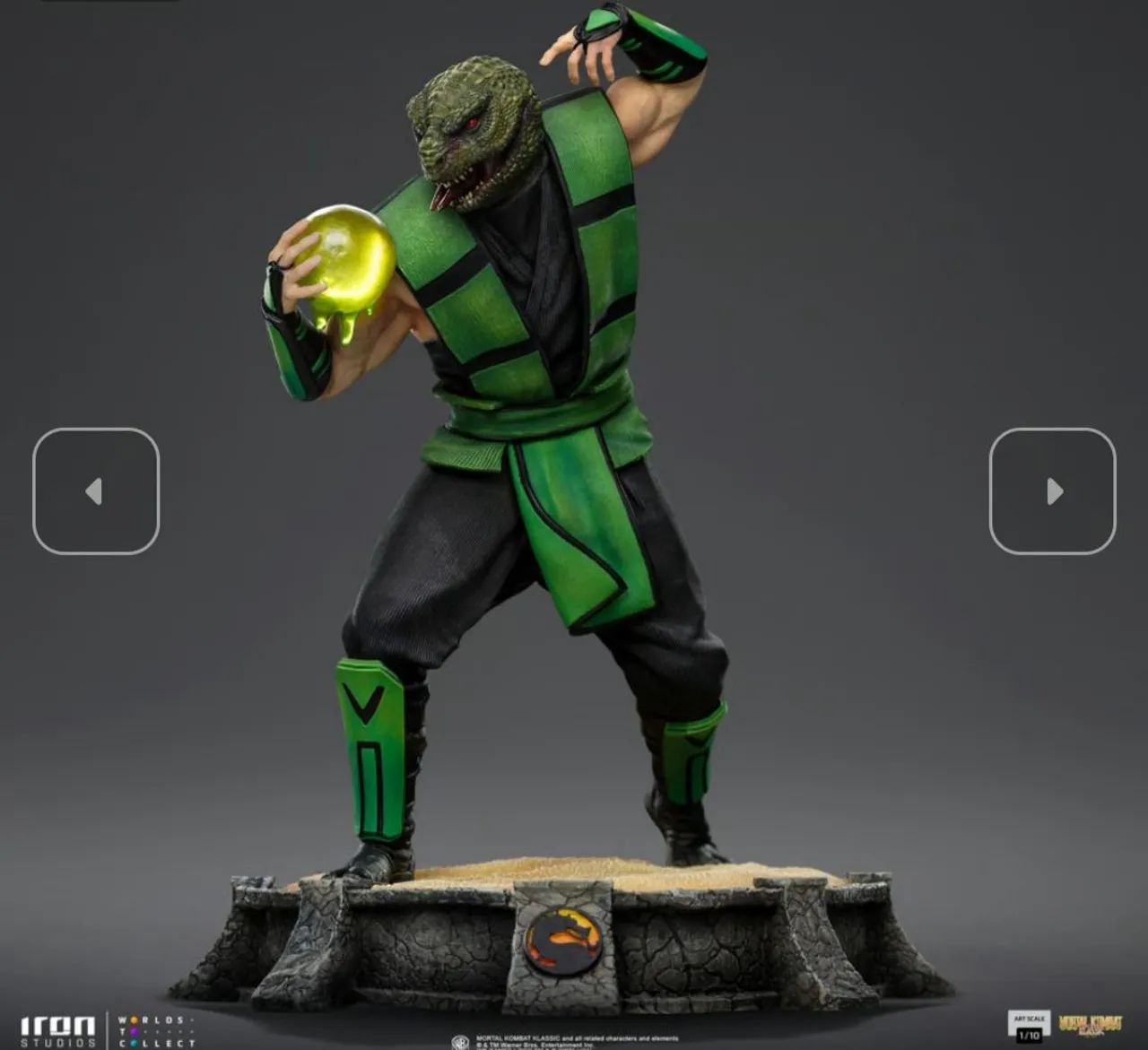Reptile Mortal Kombat Iron Studios - Foto 3