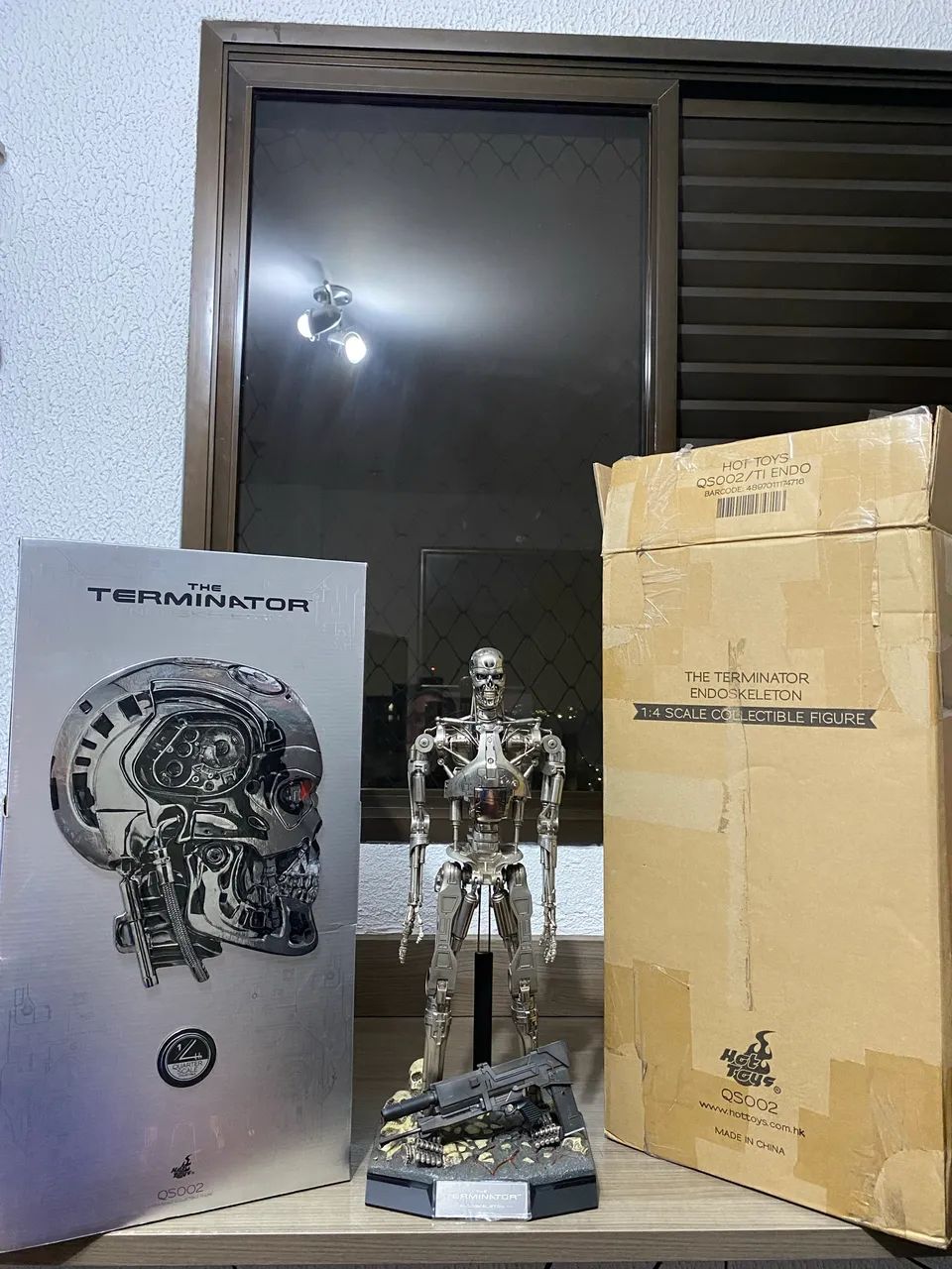 Hot Toy Endoskeleton T800 impecável c/ caixa original 