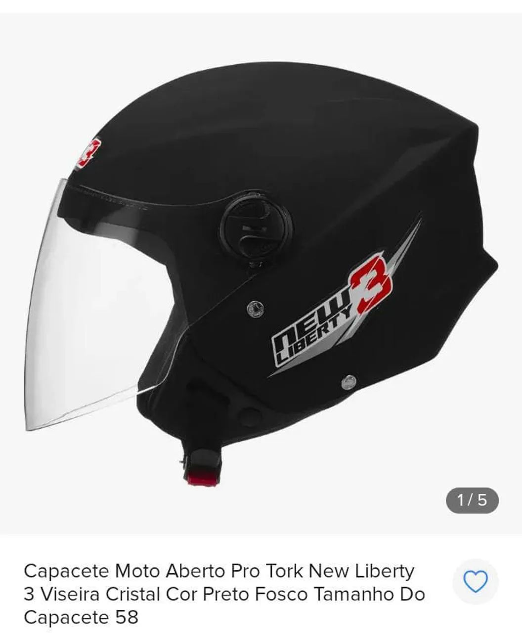 Capacete pro Tork new liberty  - Foto 4