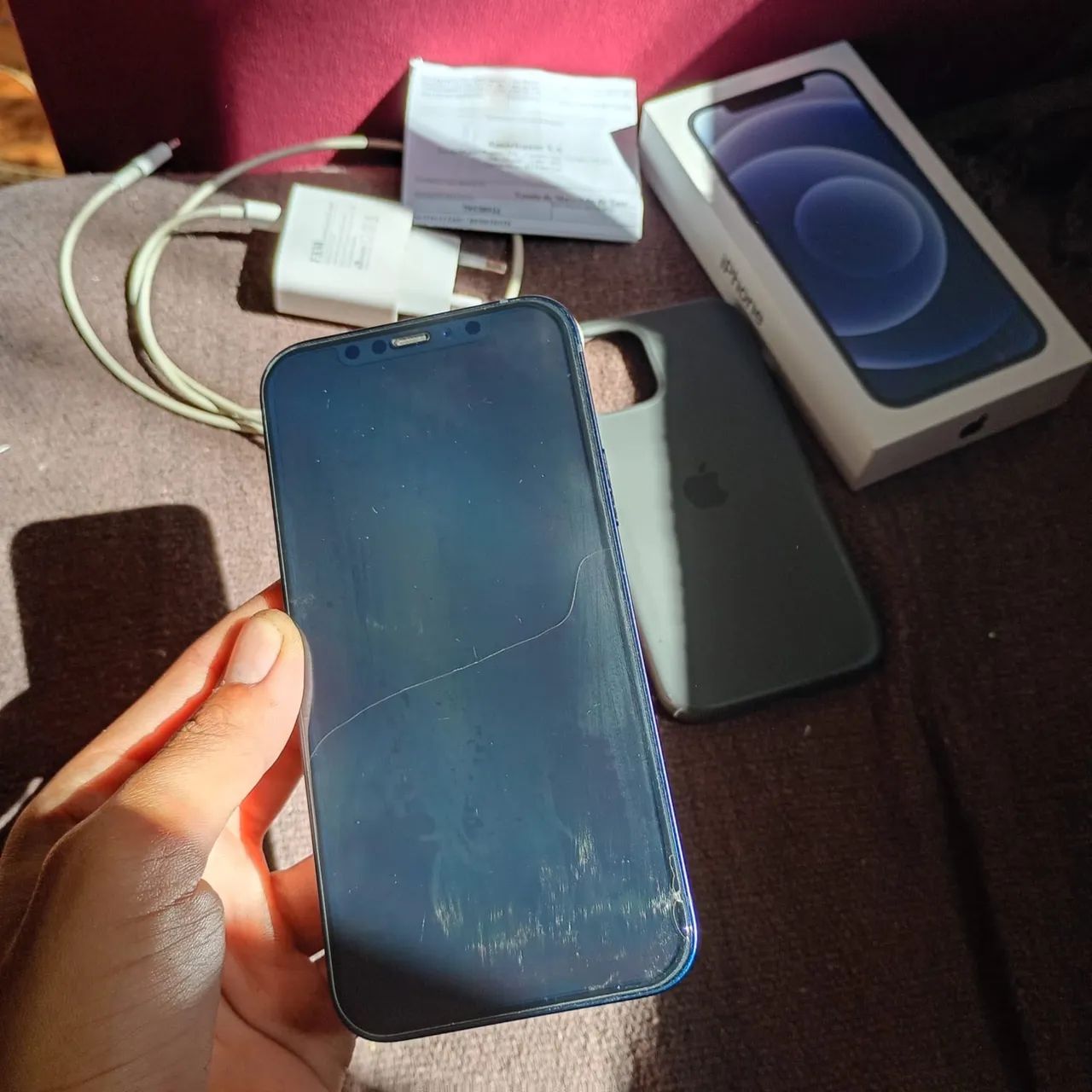 IPHONE 12 - NOTA E CAIXA, TODO ORIGINAL E TUDO FUNCIONANDO - Foto 2