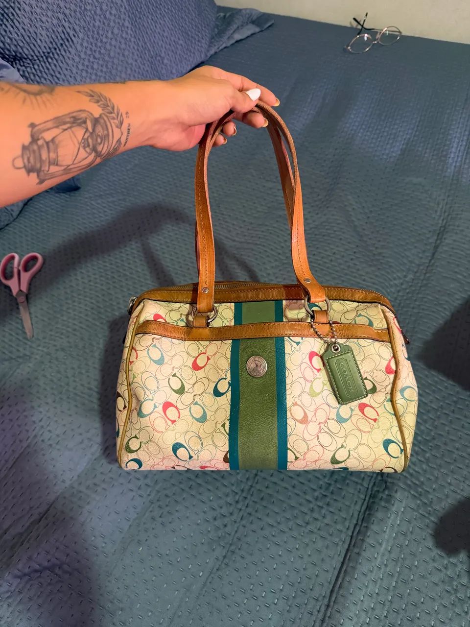 Bolsa Vintage Coach - Foto 2