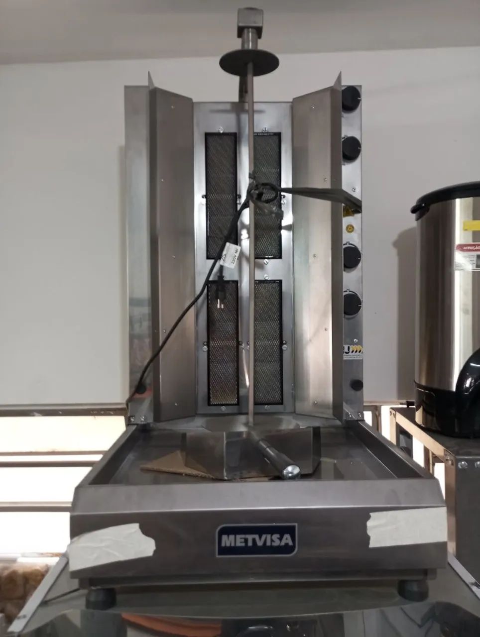 NZ. Máquina de churrasco grego 