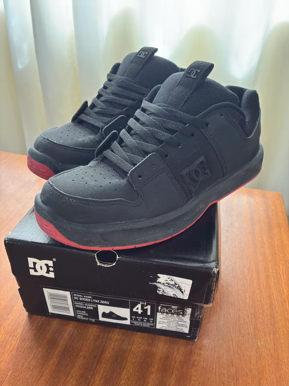 Tênis DC Lynx zero color black red