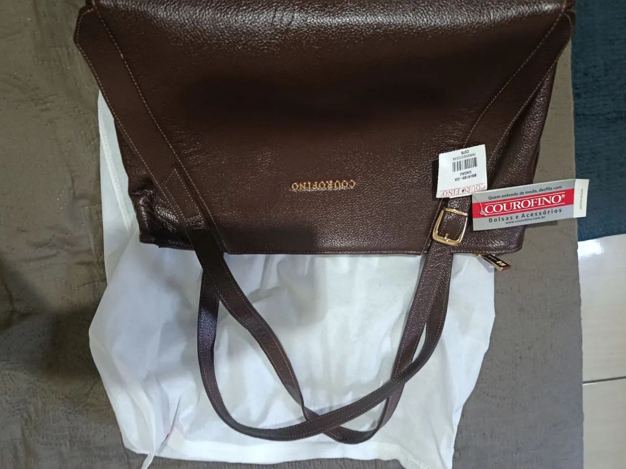 Bolsa couro fino - Foto 2