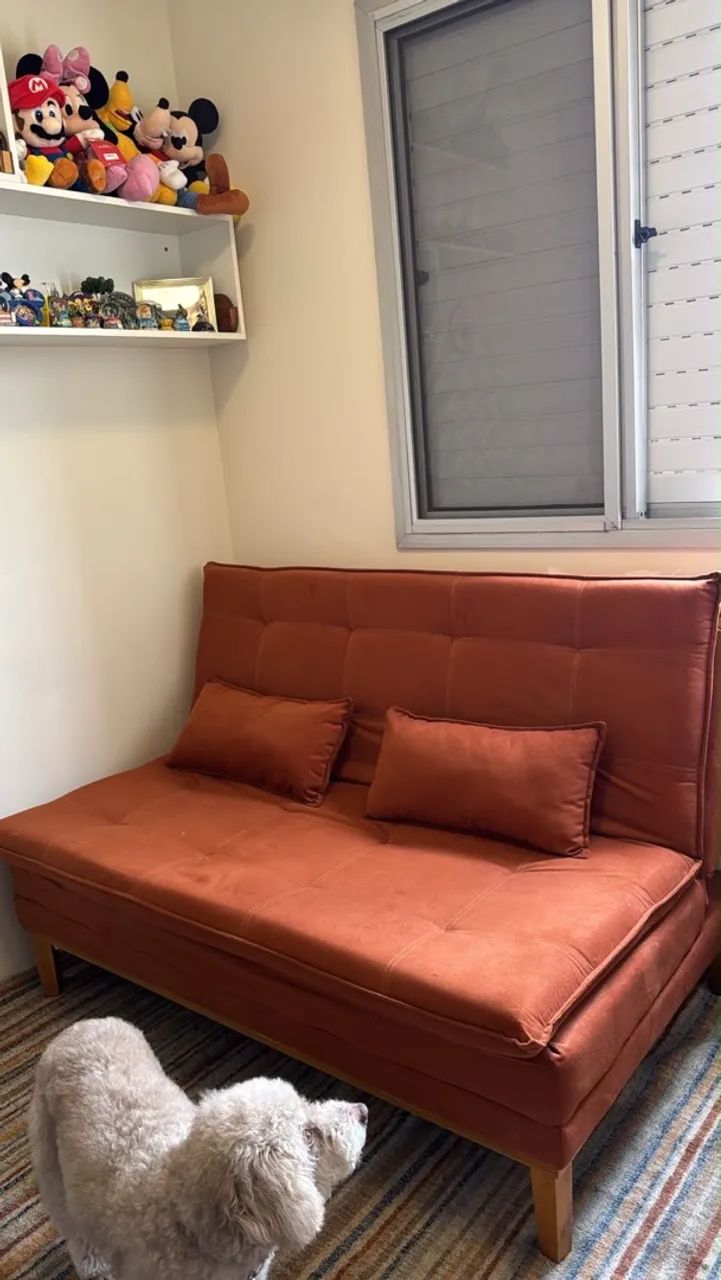 Sofá cama terracota - Foto 2