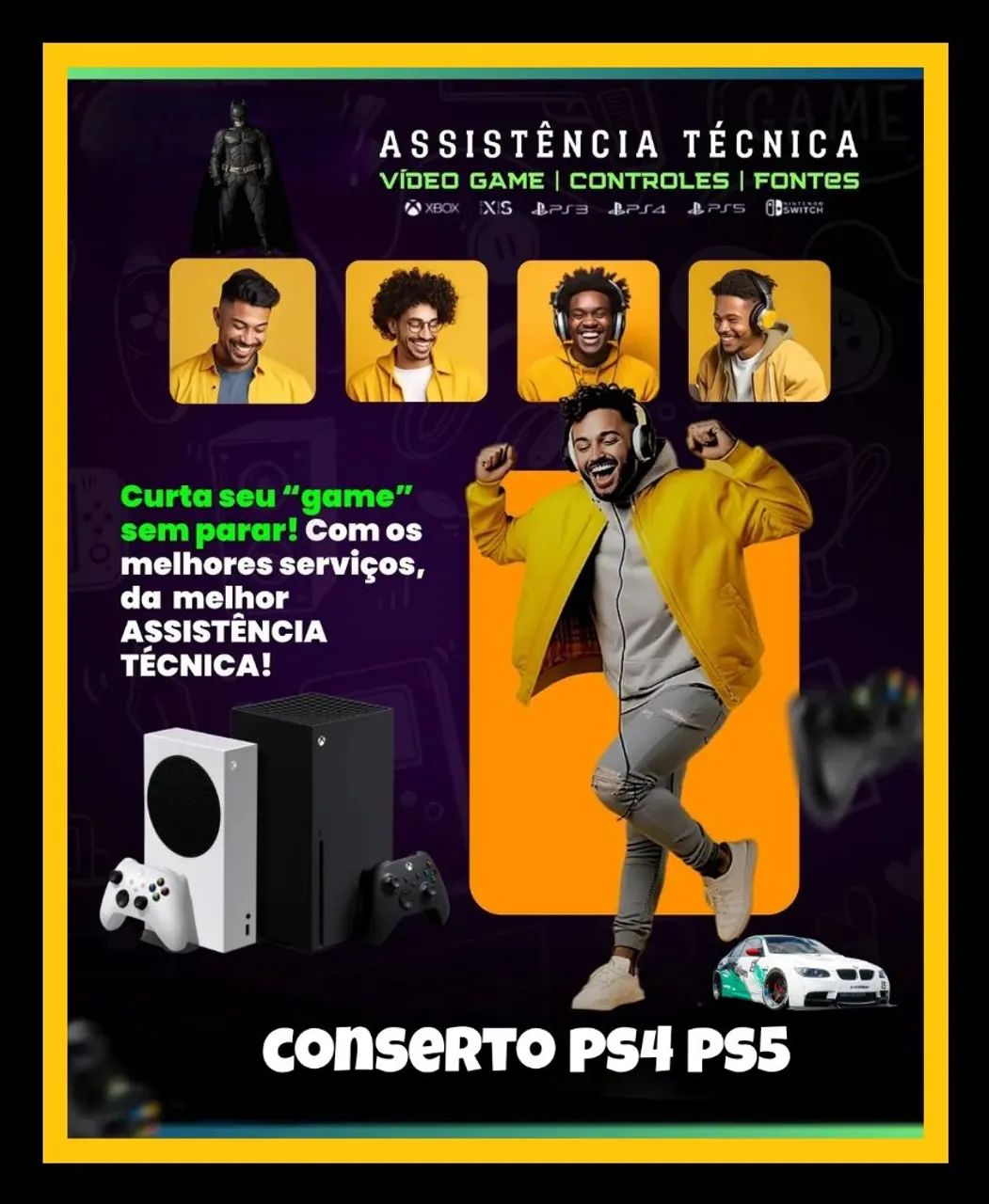 Conserto ps4 fat e slim 