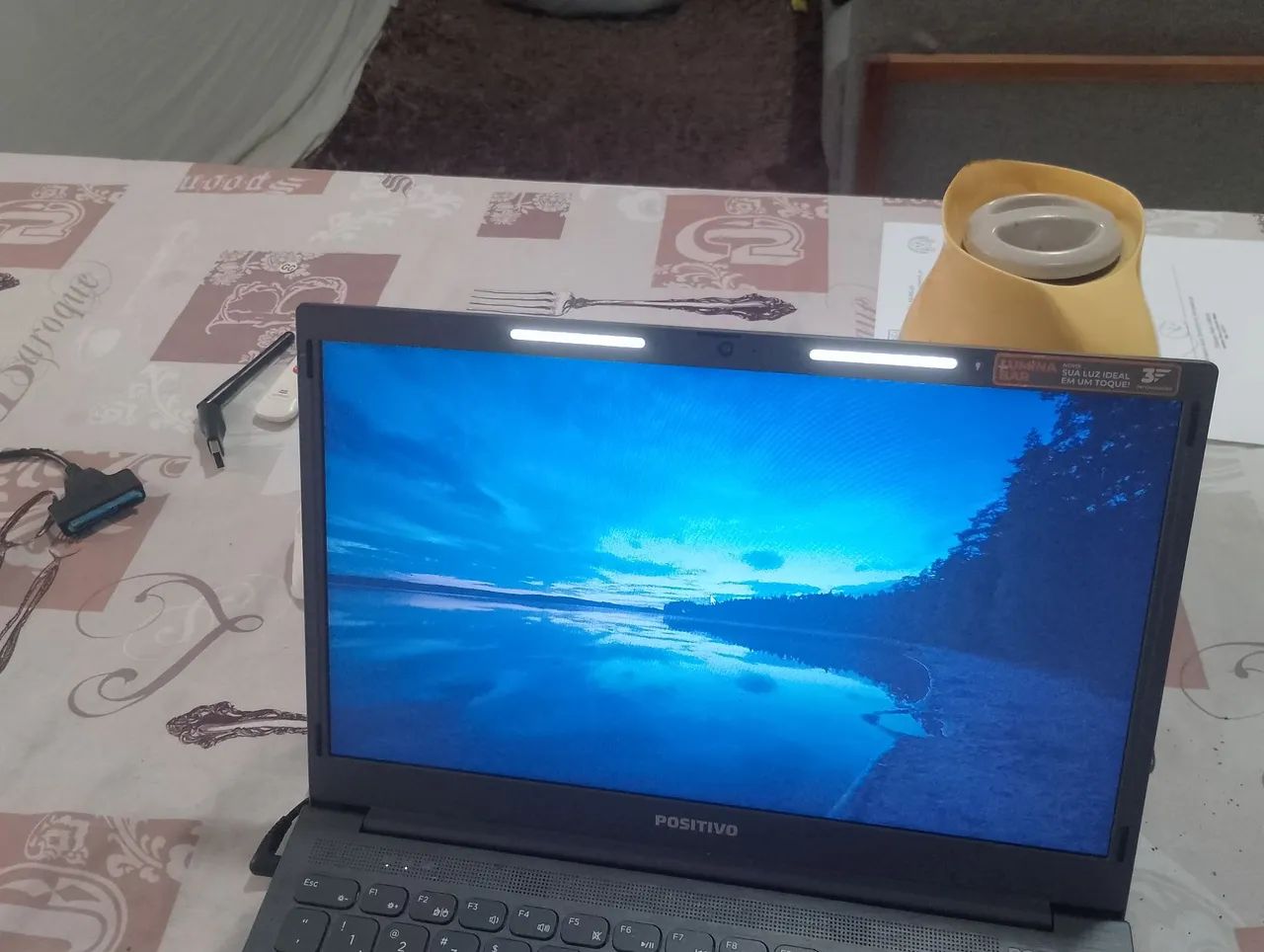 Vendo notebook c14 4GB RAM 228G ótimo para trabalhar  - Foto 4