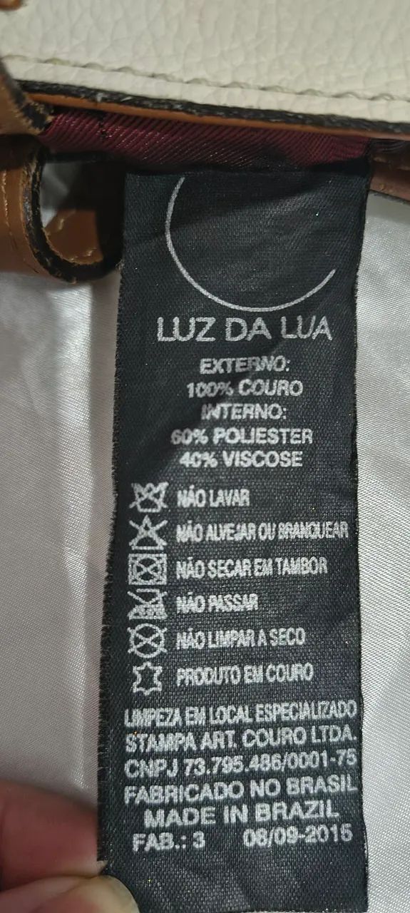 Bolsa Luz da Lua de couro  - Foto 4
