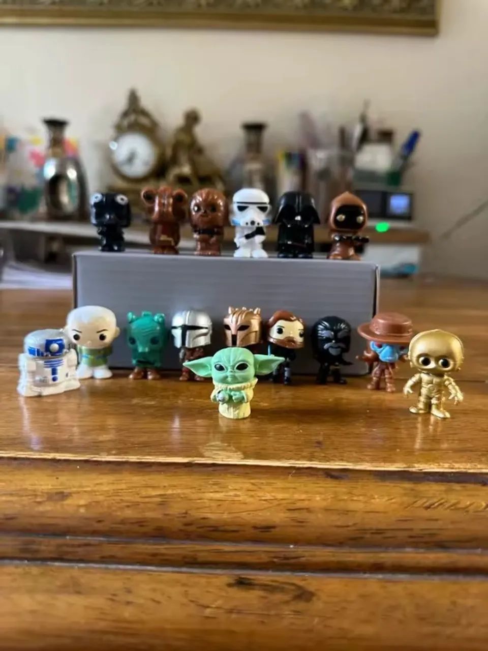 Kit 16 Bonecos Star Wars - Coleção Completa Mini Figures
