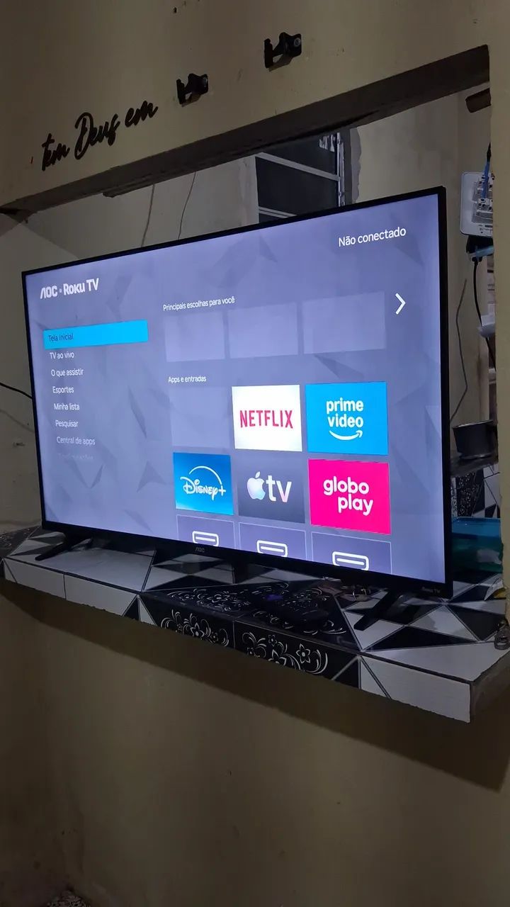 Vendo do TV smart 43 in nova retirada em  Mosqueiro - Foto 3
