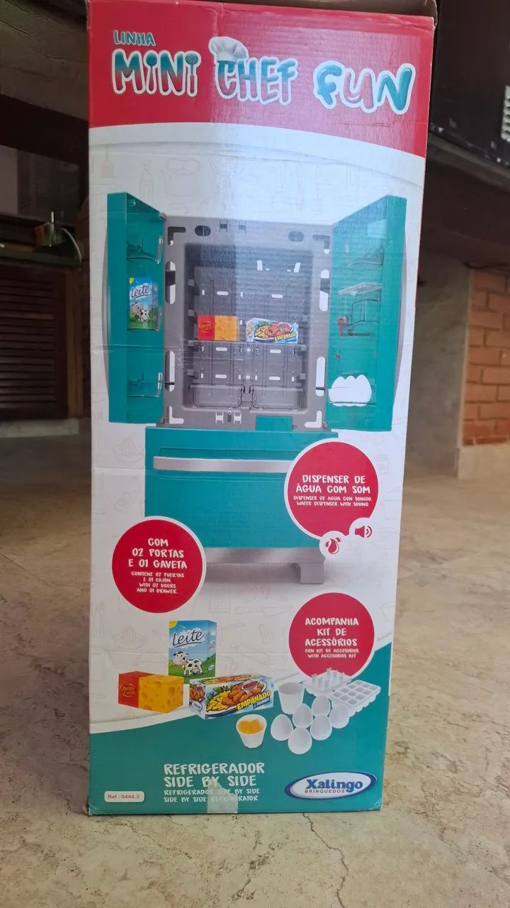 Geladeira side by side brinquedo xalingo - Foto 2