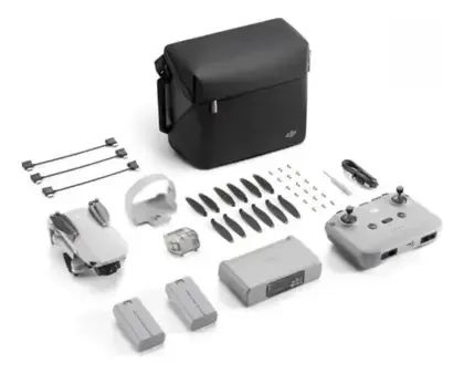 Drone Dji Mini 4k Fly More Combo Completo Cinza - Foto 2
