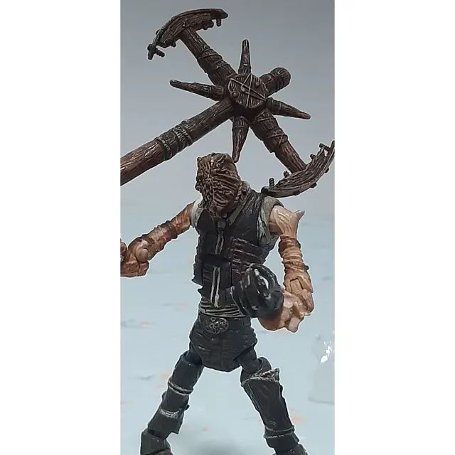 Action Figure Marvel Legends Ghost Rider Scarecrow 2007 da Hasbro (Peça com Restauro) - Foto 4