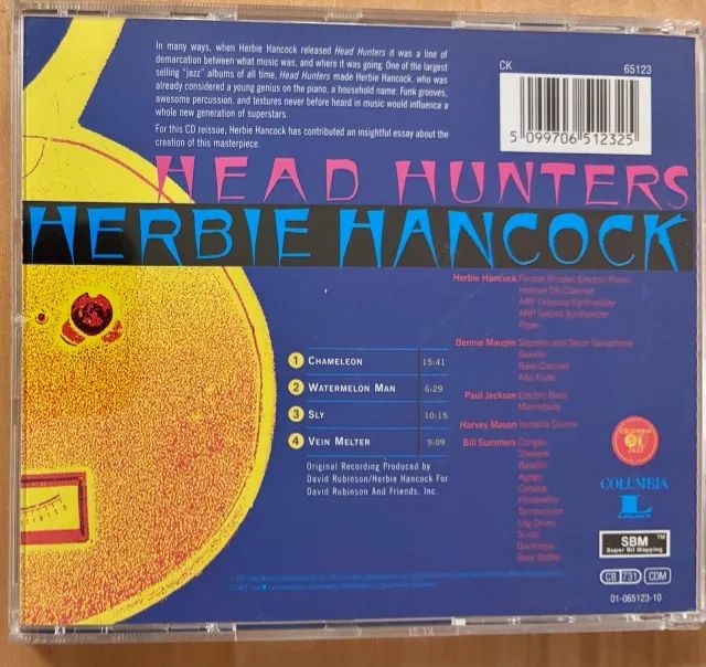 CD HERBIE HANCOCK - HEAD HUNTERS - Foto 3