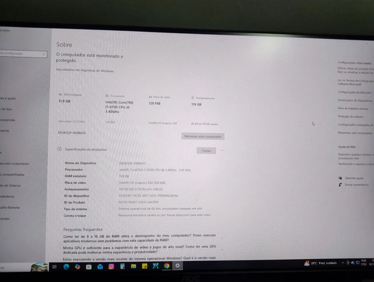 CPU + MONITOR  - Foto 2