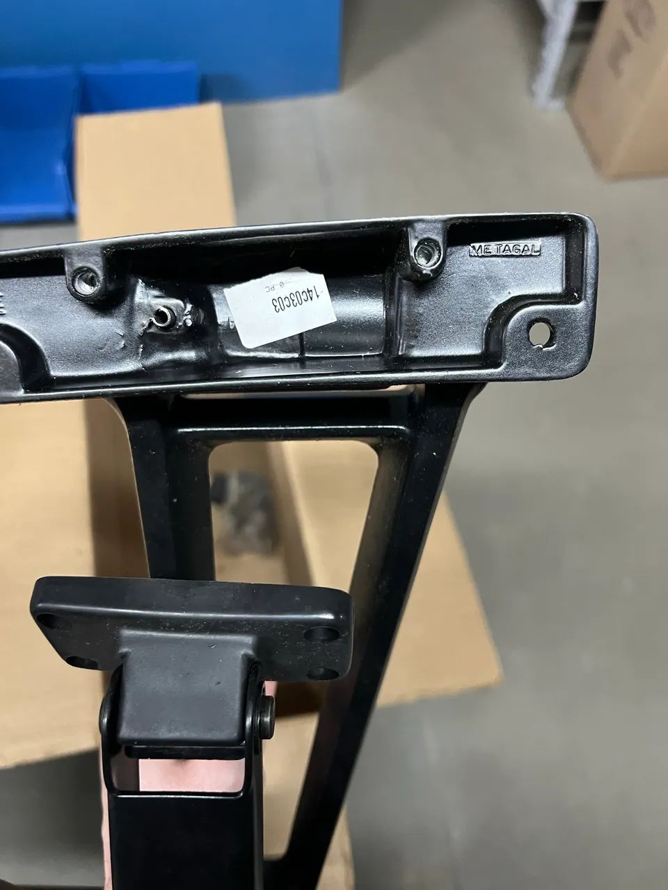 Retrovisor com suporte  original Ford cargo metagal - Foto 2