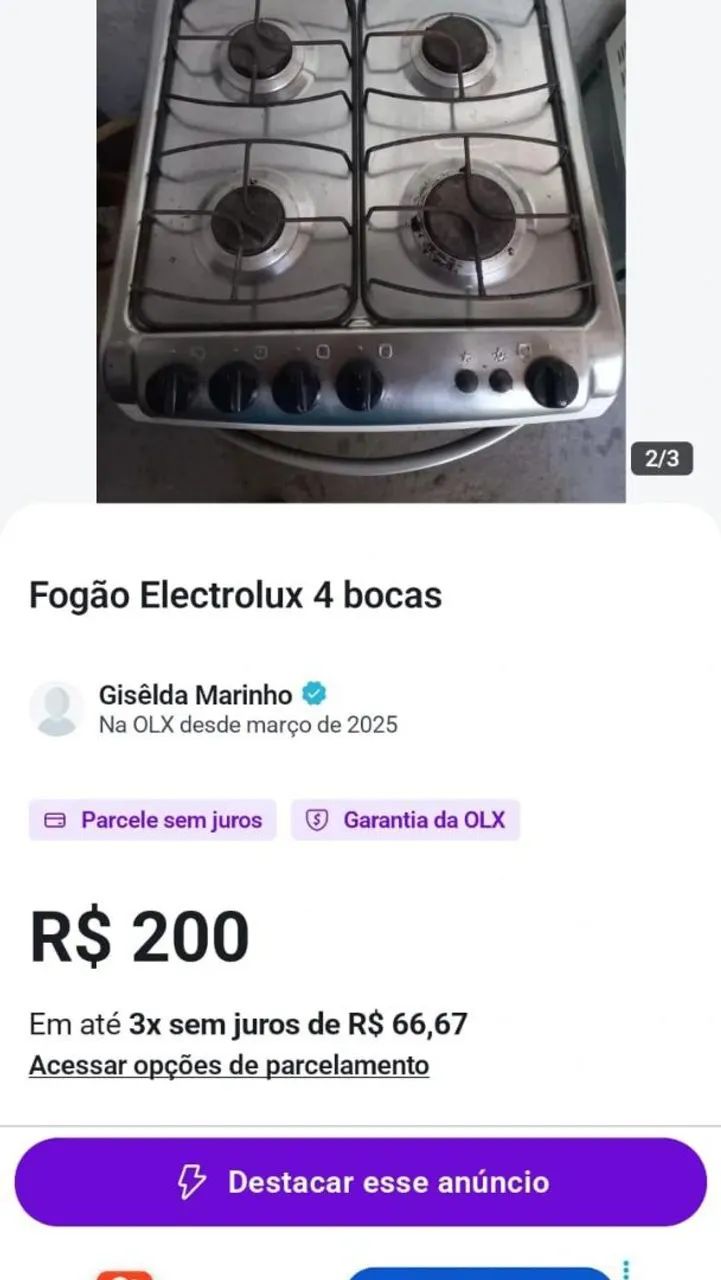 Fogão Electrolux  - Foto 2